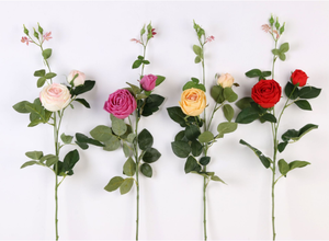 ของตกแต่งโรงแรมพวง2<span class=keywords><strong>ดอก</strong></span><span class=keywords><strong>กุหลาบ</strong></span>ทำจากผ้าไหมเทียมสัมผัสของจริงสำหรับวันฮาโลวีนวันพ่อจบการศึกษา - Product Image 6