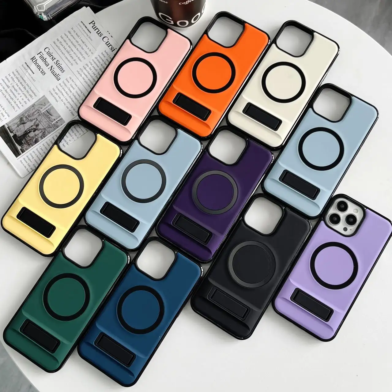 New For iPhone 14 Pro Max Drop-proof Magnetic Phone Case For IPhone 15 14 13 12 Pro High Quality Phone Case Wholesale