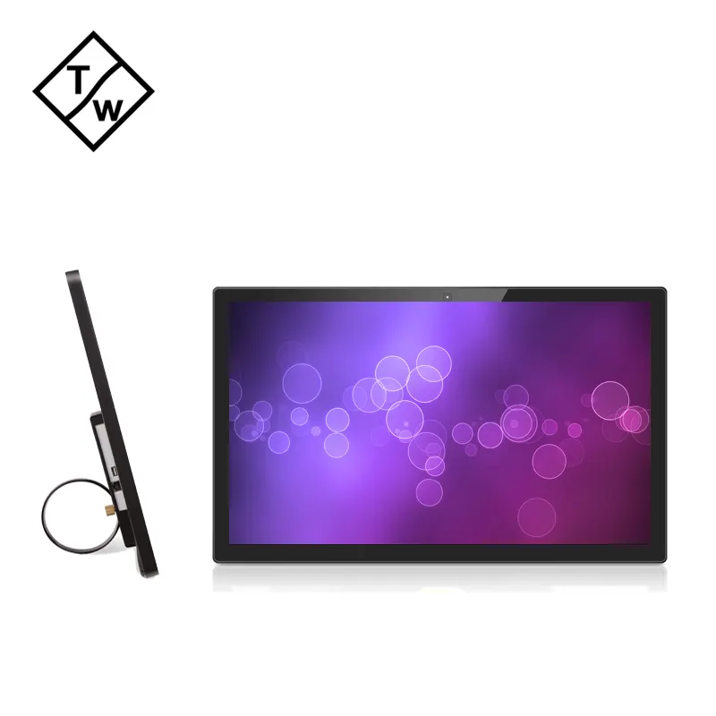 AT24 RK3288 RK3399 Desktop Wand Halterung 24 zoll Android PC Tablet 2GB 4GB RAM