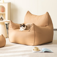 Fauteuil moderne en forme de chat Pouf de salon Diable Sac d'haricot Canapé Sitzsack Pouf Pouf impérial Pouf de pouf