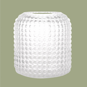 Hand Blown Hobnail <b>Bubble</b> Glass <b>Vase</b> Clear Textured Glass <b>Vase</b> for Home Decor Flower Arrangement Table Centerpiece Wedding Decor - Product Image 3