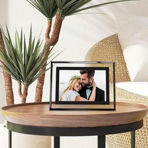 Cadre <span class=keywords><strong>photo</strong></span> mural multifonctionnel transparent, bordure cristalline, minimaliste, moderne, décoratif - Product Image 2