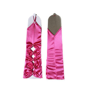 Nouvelle Mode en Gros – Gants de Cyclisme Fins et Sexy sans Doigts avec Nœud en Satin, Manches Longues en Dentelle Creuse pour Mariage - Product Image 5