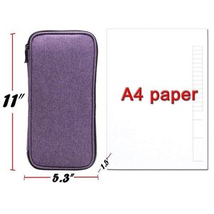 BSCI Factory Knitting Needles Case Travel Organizer <b>Storage</b> Bag for Circular and Straight <b>Knitted</b> Needles Crochet Hooks Knit - Product Image 2