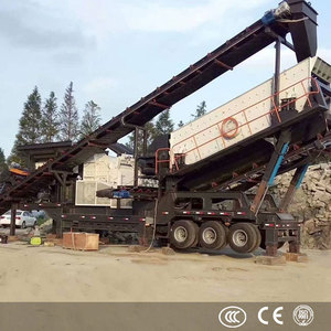 Trituradora de Impacto Móvil para Minería de la Mejor Marca de China, Capacidad de 50 Toneladas por Hora, Trituradora de Impacto Móvil para Granito - Product Image 1