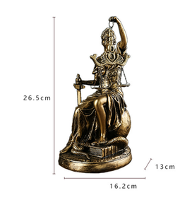 Escultura de Resina de Alta Calidad al Mejor Precio, Escultura Humana para Hotel, Escultura Personalizada de la Diosa Griega de la Riqueza para el Hogar - Product Image 6
