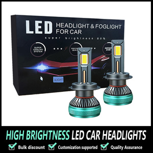 Bohlam Lampu Depan Mini COB LED Strobe Dua Warna Lampu Kabut Kustom <span class=keywords><strong>H4</strong></span> untuk Mobil - Product Image 3
