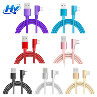 Équipement de fabrication de câbles : Câble USB-A vers Type-C tressé à 90 degrés pour téléphone portable, charge rapide, transfert de données, jeux et diffusion en direct