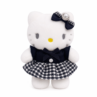 Peluche Anime Hello Kitty Rouge Super Douce et Abordable, Jouet en Peluche de 8 Pouces, Animal en Peluche Kawaii pour Jeu d'Arcade en Magasin