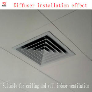 ช่องระบายอากาศเพดานพลาสติกทรงสี่เหลี่ยมคุณภาพพรีเมียมระดับมืออาชีพ - สินค้าขายดี อุปกรณ์เครื่องปรับอากาศแบบฝังสำหรับโรงแรม - Product Image 4