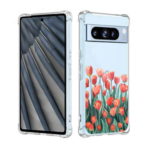 Sang Trọng Màu Hồng Hoa Chống Sốc Mềm TPU Điện Thoại Trường Hợp Đối Với <span class=keywords><strong>Google</strong></span> Pixel 9 Pro Điện Thoại Di Động Bìa - Product Image 3