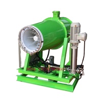 Canon à brouillard à faible bruit 80m, ventilateur anti-poussière à grande portée, équipement de pulvérisation pour le contrôle de la poussière sur les routes municipales
