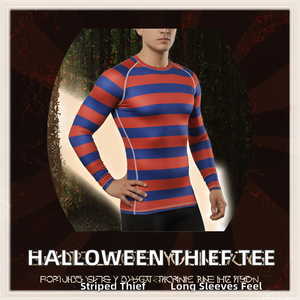 Robe rayée noire et blanche à manches longues pour femme adulte, idéale pour le jeu de rôle de voleuse d'Halloween, costume de cosplay pour TV et cinéma - Product Image 2
