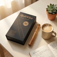 Inhalateur pour arrêter de fumer, bâton d'inhalation aromatique en bois pour huiles essentielles, diffuseur d'aromathérapie sans fumée, dispositif d'aromatisation de l'air
