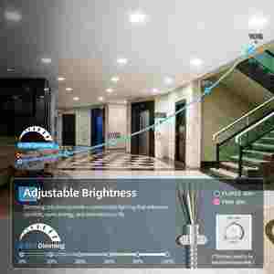Downlight LED encastré intelligent CCT SMD commercial, 6, 8, 10 pouces, dimmable, 36W/27W/18W, 3960Lm - Product Image 6