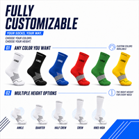 Chaussettes de course confortables à séchage rapide en tricot, chaussettes de sport unisexes, chaussettes de sport respirantes résistantes à la transpiration avec logo personnalisé