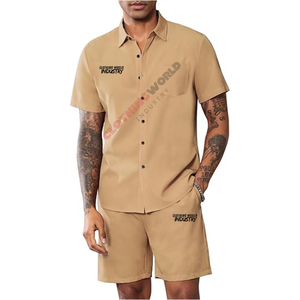 Ensemble de t-shirts à manches courtes OEM pour hommes, lot de 2, été, décontracté, col polo, t-shirt à manches courtes pour hommes - Product Image 1