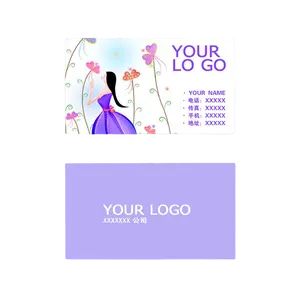 Custom Printed Logo Clear Transparent Business Card
