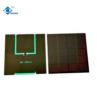 Panneau solaire flexible en PET laminé 2W, chargeur de panneaux solaires compacts 5V, modules de panneaux solaires PET personnalisés ZW-114114-PET