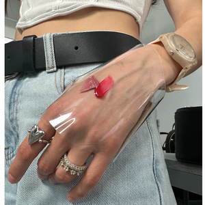 ถุงมือสำหรับพาเลทแต่งหน้าแบบใหม่, พาเลทรองพื้น, พาเลทหนังติดกระดุมสำหรับนักเรียนศิลปะ - Product Image 4