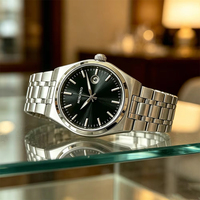 Montre de luxe en acier inoxydable Prx à quartz pour hommes avec affichage de la date étanche, styles sportifs et professionnels à la mode