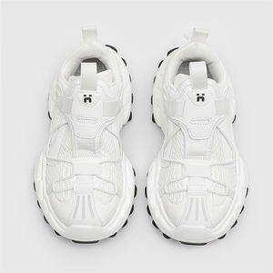 <span class=keywords><strong>Baskets</strong></span> modernes à semelle épaisse pour hommes et femmes, technologie d'absorption des chocs avec sangle réglable, col de cheville de soutien pour vêtements de sport quotidiens - Product Image 6