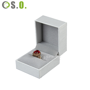 Stock Available Imitation Leather Paper Jewelry Box Complete Set Custom Print Logo Jewelry <b>Gift</b> Packaging <b>Boxes</b> - Product Image 4