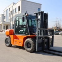 Chariot élévateur diesel QingCha 7,0 tonnes, chariot élévateur à exportation directe d'usine, chariot élévateur pour conteneurs/pierres/charges lourdes