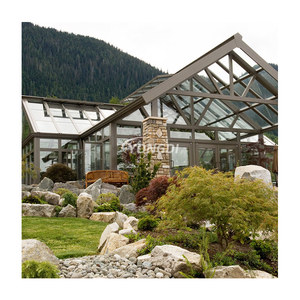 4 Seasons exterior prefabricado aislado techo a dos aguas vidriado independiente de aluminio Conservatorio casas de vidrio para jardín - Product Image 6