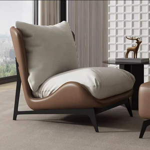 Poltrona Moderna di Lusso, Sedia Lounge dal Design Innovativo, Poltrona per Hotel, Divano Singolo per Soggiorno - Product Image 1