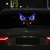 Écran LED matriciel USB Demon Eyes pour modification d'éclairage ambiant, accessoires de voiture