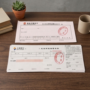 Certificat <span class=keywords><strong>d</strong></span>'épargne bancaire imprimé sur mesure, bon de <span class=keywords><strong>d</strong></span>épôt sans carbone avec filigrane de sécurité pour les établissements financiers - Product Image 4