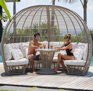 Muebles modernos de aluminio para jardín, sofá de teca para Patio, Aire libre, Hotel, novedad de 2021 - Product Image 1
