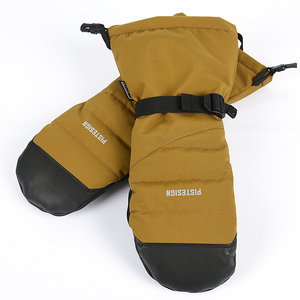 Guantes de seguridad de Palma de cuero térmico para clima frío, guantes de esquí y nieve con cojín y puños largos resistentes al agua - Product Image 3