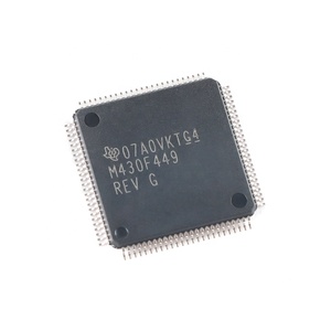 ชิ้นส่วนอิเล็กทรอนิกส์ ไอซีชิป LQFP-100 ไมโครคอนโทรลเลอร์สัญญาณผสม 16 บิต-MCU M430F449 MSP430F449IPZR - Product Image 1