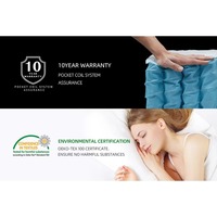 Matelas hybride en mousse à mémoire de forme AIDI de luxe - Utilisation hôtelière durable, garantie 10 ans, design minimaliste