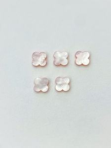 Inci siyah kırmızı akik dört yonca gevşek paspas taş takı ayarı için anne - Product Image 5