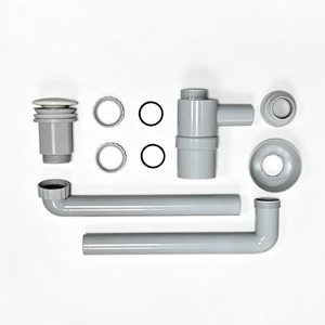 Kit universal de desagüe emergente para lavabo con sifón antiolor y tubería desodorante para <span class=keywords><strong>fregadero</strong></span> - Product Image 4