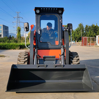 China Fabrik Großhandel Kompakter Mini-Radlader mit importiertem Dieselmotor, CE/EPA-zertifiziert, 0,12 m³, 23 PS Pumpe