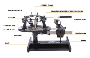 10-88lbs Hướng dẫn sử dụng và máy tính stringing Máy cầu lông Vợt Tennis tự động vợt badmintonstringing máy với kẹp - Product Image 5