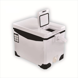 10-85L pêche glacière extérieur 48 heures de refroidissement isolé <span class=keywords><strong>cas</strong></span> attirail boîte coffre-fort avec poignée multifonctionnel pour pêcheur fournitures - Product Image 1