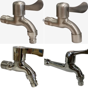 Robinet mural LESSO pour <span class=keywords><strong>machine</strong></span> à <span class=keywords><strong>laver</strong></span>, robinet de lavabo domestique, robinet d'<span class=keywords><strong>eau</strong></span> froide simple à ouverture rapide, robinet allongé - Product Image 3