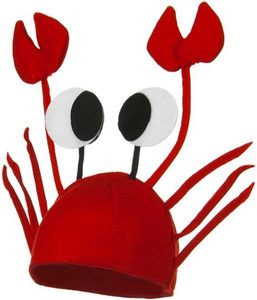 Mới lạ 3D thêu tôm hùm Crawfish cua hải sản hat với móng vuốt Beanies làm từ vải thông thường - Product Image 3