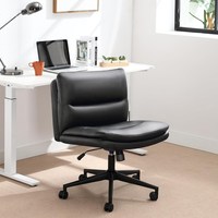 Chaise de bureau super large de 350lb, siège extra large robuste, chaises de bureau de direction rembourrées épaisses avec caoutchouc nylon