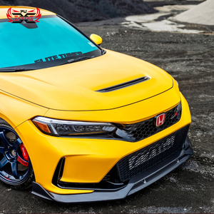 Bán buôn cho Honda Civic fl5 loại chất lượng cao quảng cáo phong cách sợi carbon phía trước Lip Splitter Bumper Side váy phía sau khuếch tán cánh - Product Image 5