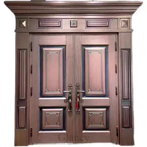 African Home Storm Outdoor Luxury Villa Entry Main Security Entrance Front Steel Door