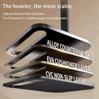 Portable 17.3 "support d'écran support de moniteur VESA réglable en hauteur support de moniteur de bureau debout libre support pliable caractéristique nouveau