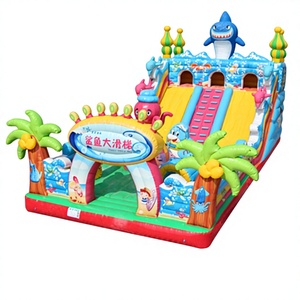 Parque Infantil Comercial Inflable con Tobogán, Trampolín y Rueda de la Fortuna, Material de PVC, Capacidad de 1000 kg, Portátil - Product Image 3