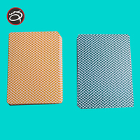 QINLONG Cartes à jouer en PVC 100% plastique, imperméables, écologiques, durables, coins carrés, emballage personnalisé pour boîte