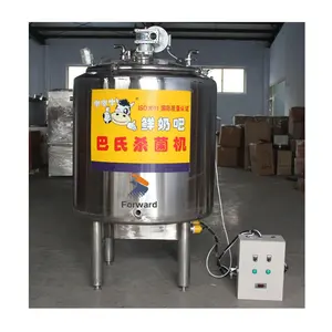 70L 100L 300L 500L acier inoxydable, pasteuriseur de lait, réservoir de jus pasteurisé, Machine de pasteurisation de lait frais